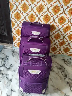 Swiss Polo 3-Piece Leather Travel Bag Set