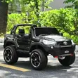 Black Toyota Hilux Electric Children's Car with Video Player - 2