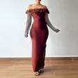 Luxurious Rhinestone Bandage Dress - 1