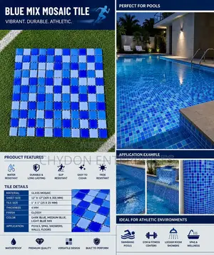 Luxury Mosaic Tiles for Swimming Pools