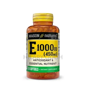 Mason Natural Vitamin E 1,000 IU Softgels (100 Count)