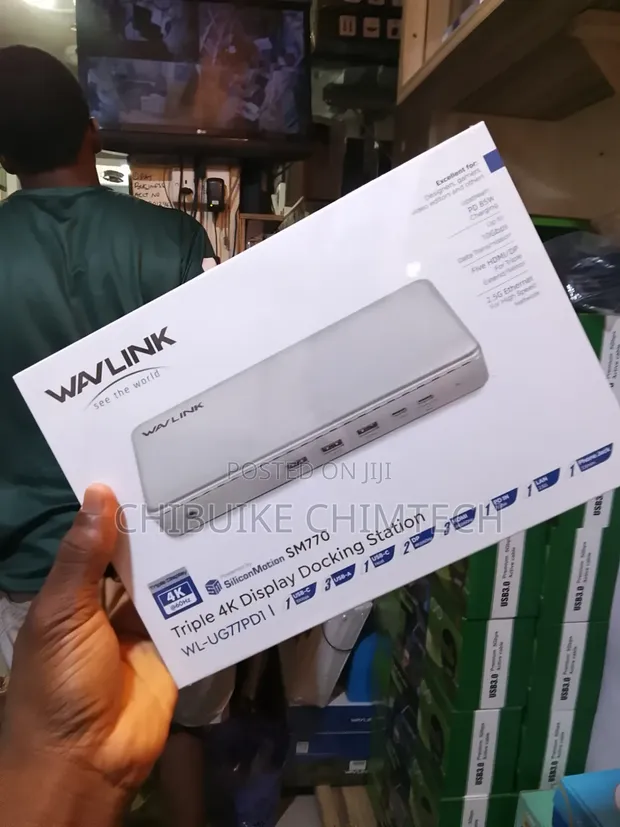 Wavlink SM770 Triple 4K Display Docking Station - 1