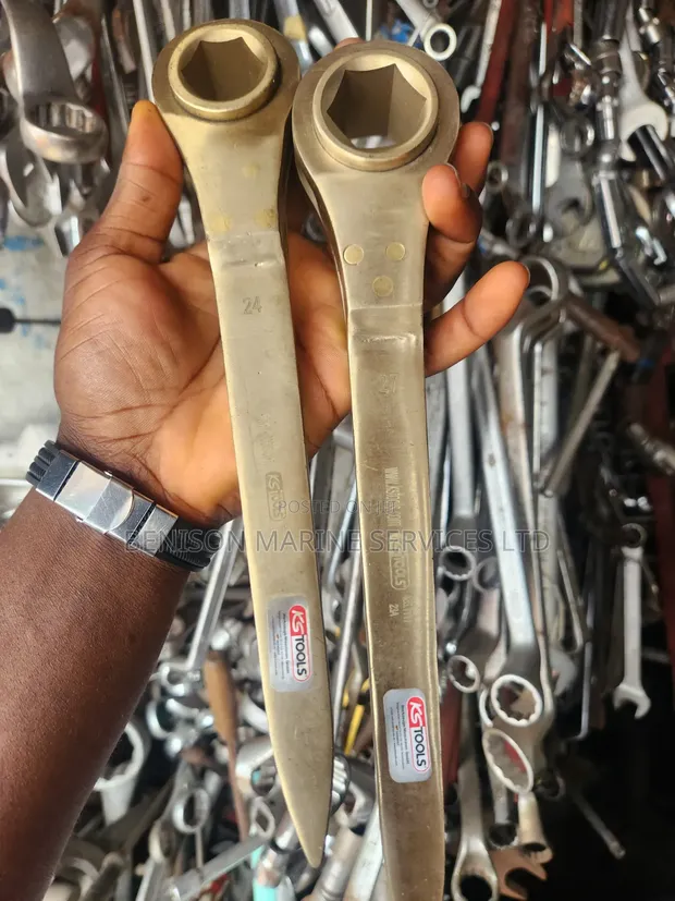 27mm Non-Spark Ratchet Wrench (Brass) - 1