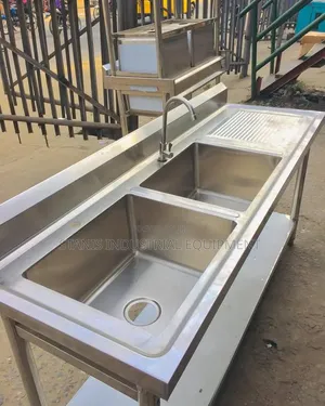 STANIS Double Sink with Side Compartment