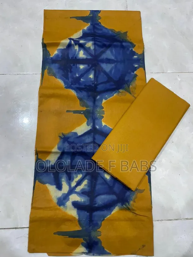 Adire Fabric - Two Patterns - 1