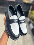 Men's Black Leather Loafers - Size 40.5-47 - 2