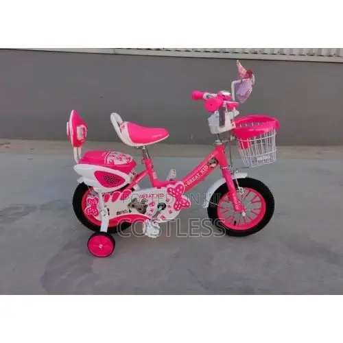 12-Inch Pink Children's Bicycle - Ages 2-5 - 1