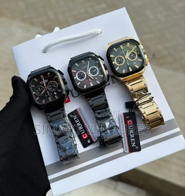 Curren Namijin Agogo Mai Aikin Chronograph Mai Hana Ruwa - 1