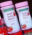 Nature's Bounty Hair, Skin & Nails 3,000 MCG Biotin 60 Caplets - 1