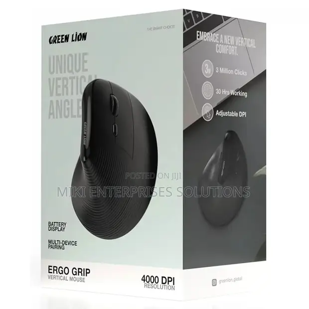 Green Lion Ergo Grip Vertical Mouse - 1