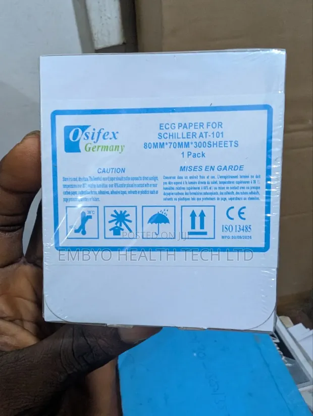 ECG Paper for Schiller AT-101 (80mm x 70mm) - 1
