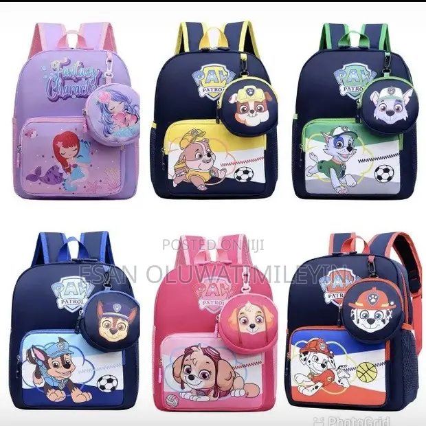 Brand New School Bag - Cartoon Characters - 1