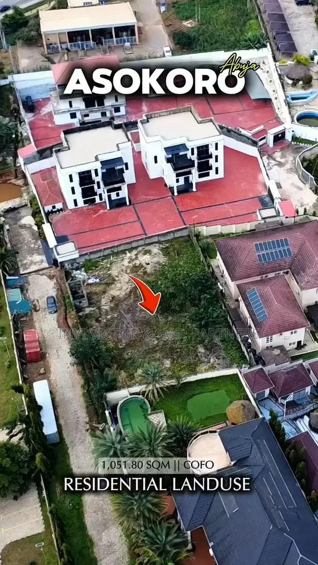 1,051sqm Prime Residential Land for Sale, Asokoro District, Abuja - 1
