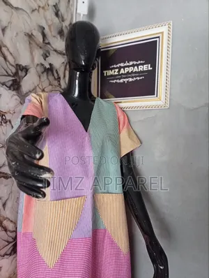 Short Bubu Dress - Ankara Fabric