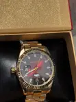 Red Face Rolex Gold Wrist Watch - 3