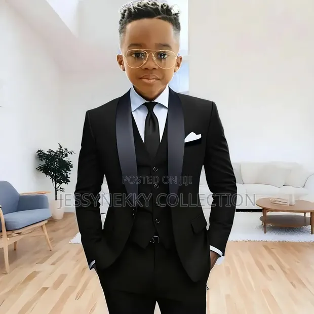 Quality Luxurious Boys 3-Piece Suit Set - 1