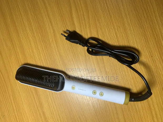 Hot Brush Hair Straightener for Natural Hair & Wigs - 1