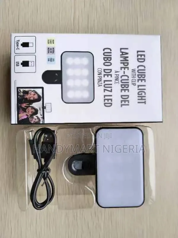 LED Cube Light with Clip - 25% Discount - 1