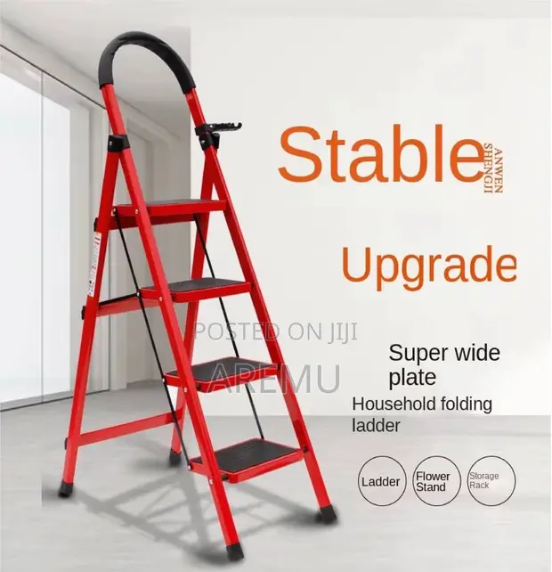 Black 5-Step Ladder - 1