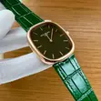 Patek Philippe Luxury Genuine Leather Wristwatch - 1