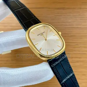 Patek Philippe Luxury Genuine Leather Wristwatch
