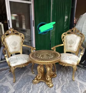 Royal Sit Out Table and Chairs - Brand New