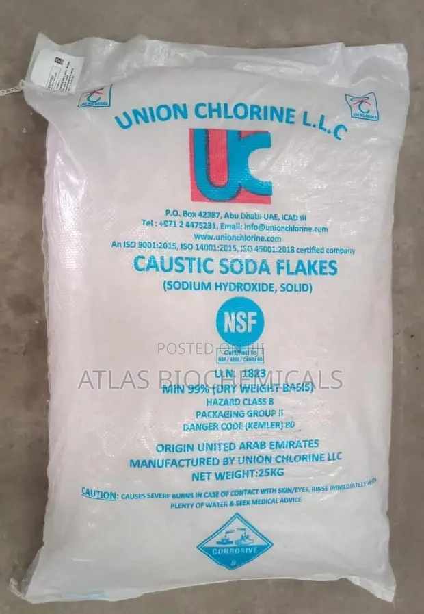 Caustic Soda Flakes (Sodium Hydroxide) - 1