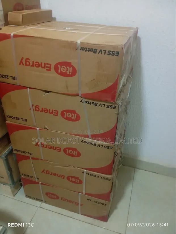 Itel 5.12kWh 25.6V LiFePO4 Baturi - 1