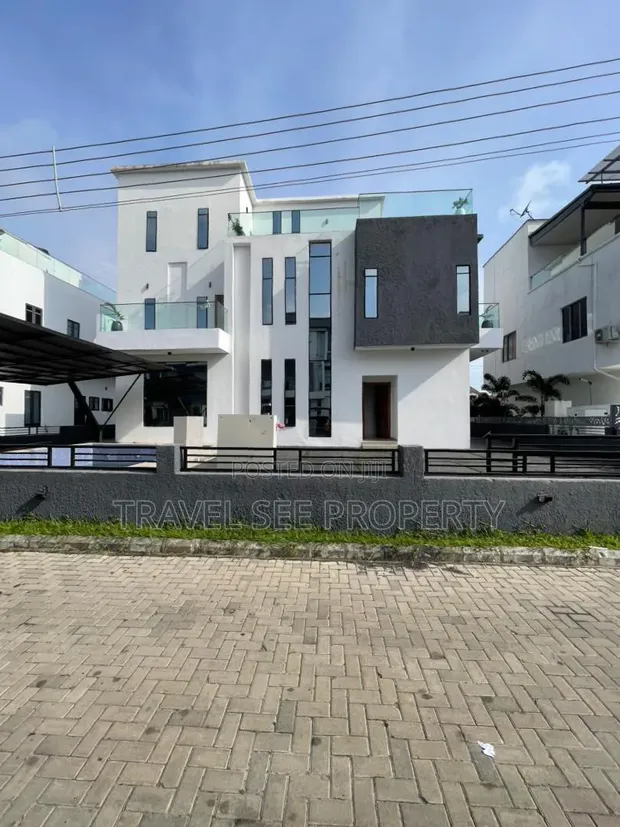Furnished 5-Bedroom Duplex a Cikin Private Estate, Osapa London - 1