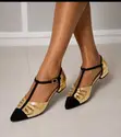 Zara Low Heel Buckle Sandals - 5 Color Combos - 2