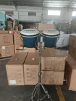 Professional Bongo Drum Set with Sticks - 3