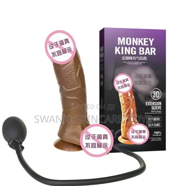 Inflatable Monkey Dildo - 1