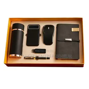 6-in-1 Executive Gift Set with 32GB USB & 10000mAh Power Bank