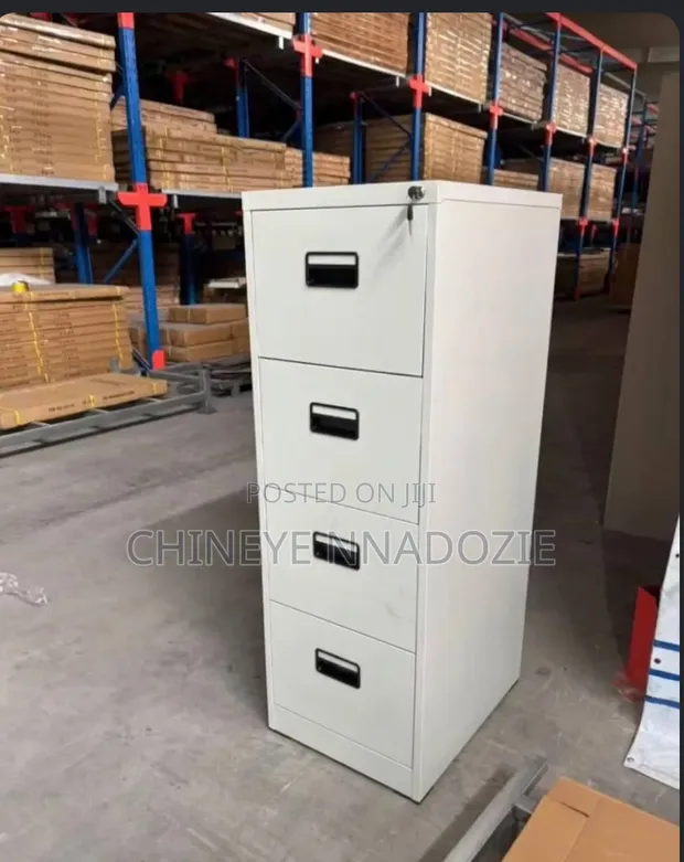 4-Drawer Metal Filing Cabinet - 1