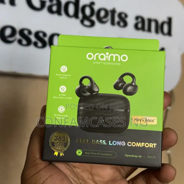 Oraimo OpenSnap Air Open-Ear True Wireless Earbuds - 1