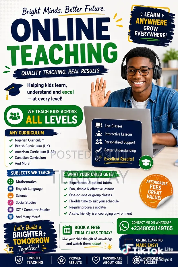 Experienced Online Tutor for Primary School Subjects - 1