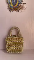 Mini Rhinestone Clutch Bag - 2