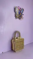 Mini Rhinestone Clutch Bag - 5