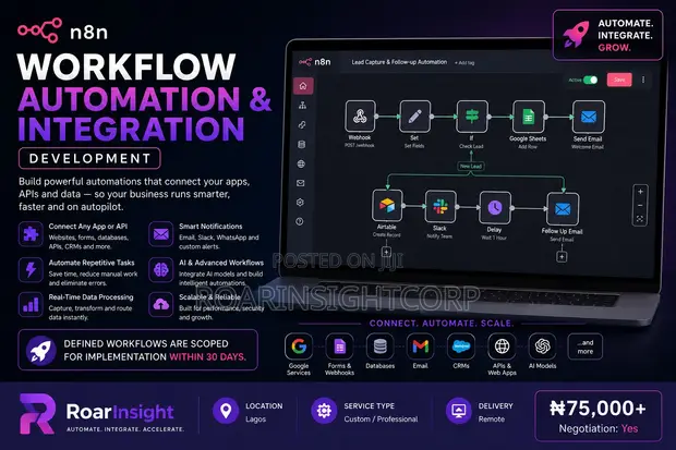 N8n Workflow Automation & Integration Development - 1