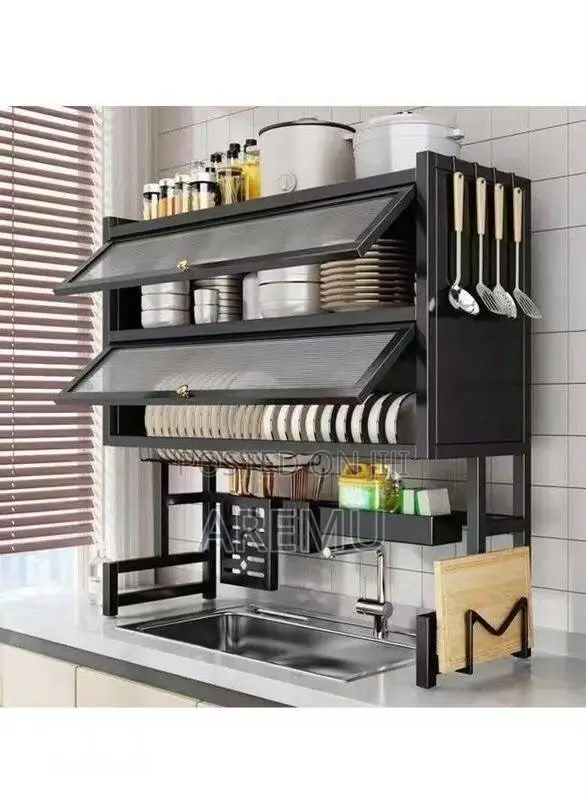 Double Layer Over Sink Plate Rack - 65cm - 1