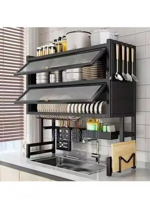 Double Layer Over Sink Plate Rack - 65cm