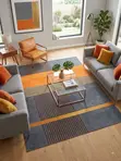 Living Room Center Rug - 6ft x 6ft - 2
