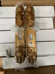 Antique Brass Door Handle Lock Set - 2