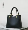 Aldo Classic Black Leather Handbag - 1