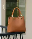 Aldo Classic Black Leather Handbag - 2