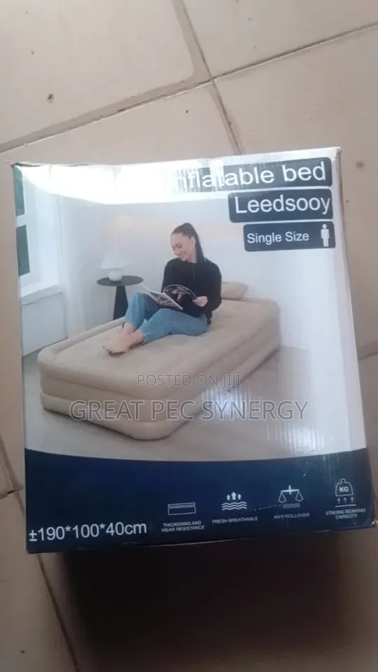 Single Inflatable Mattress - 190x100x40cm - 1