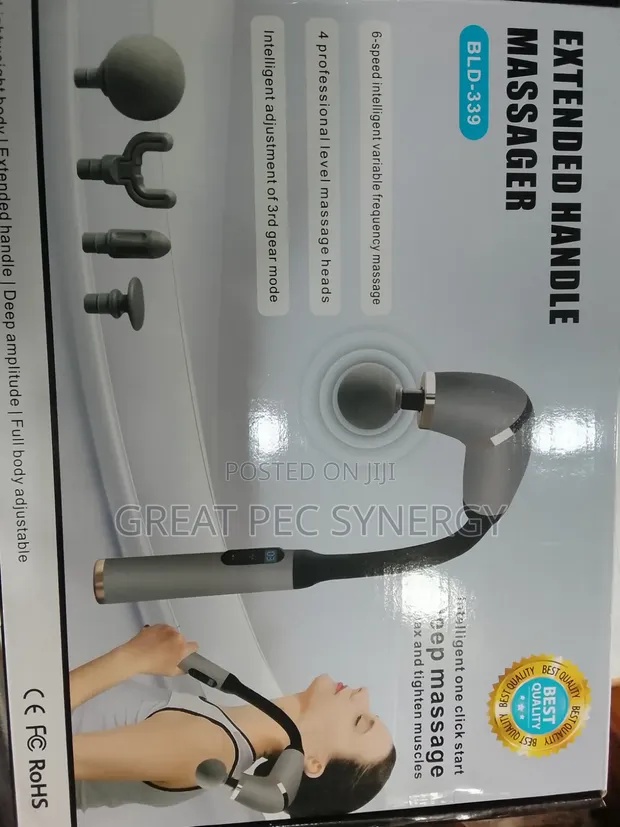 Extendable Handle Massager for Deep Tissue Relief - 1