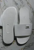 Dolce & Gabbana-Inspired Men's White Slide Sandals - 2