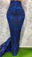 Zanen Flocked Lace don Owanbe/Asoebi - 3