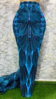 Zanen Flocked Lace don Owanbe/Asoebi - 5